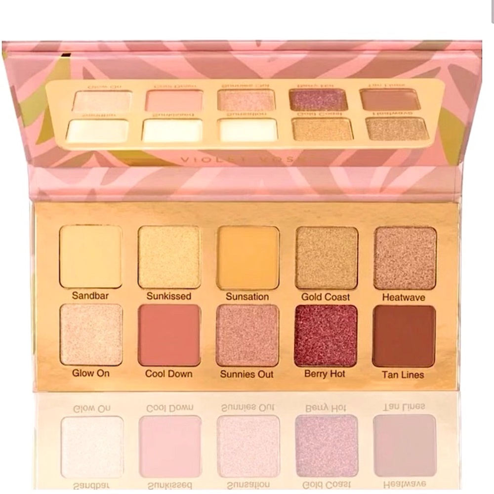 NIB VIOLET VOSS Sunkissed Summer Eye Shadow and Pressed Pigment Palette